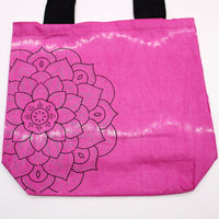 Tye-Dye Cotton Bag (6oz) - 38x42x12cm -  Mandela - Magento - Black Handle Dress Loud