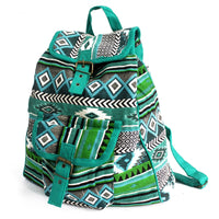 Jacquard Bag - Teal Backpack Dress Loud
