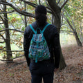 Jacquard Bag - Teal Backpack Dress Loud