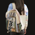 Large Backpack - Rope & Pockets Style Dress Loud