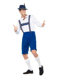 Bavarian Costume, Blue Dress Loud