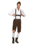 Bavarian Man Costume, Brown Dress Loud