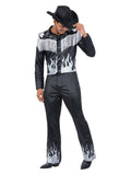 Black Glamorous Cowboy Costume Dress Loud
