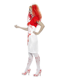 Blood Drip Nurse Costume, White Dress Loud
