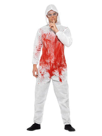 Bloody Forensic Overall Costume, Red Dress Loud