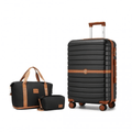 KSK2592 24 Inch Suitcase and Travel Bag Set Dress Loud