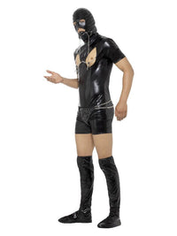 Bondage Gimp Costume with Bodysuit, Black Dress Loud