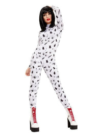 Bugging Out Catsuit, White Dress Loud