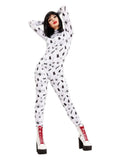 Bugging Out Catsuit, White Dress Loud