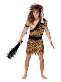 Caveman Costume, Brown Dress Loud