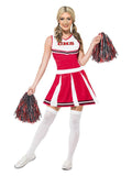 Cheerleader Costume, Red Dress Loud