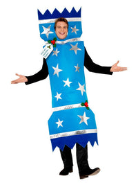 Christmas Cracker Costume, Blue Dress Loud
