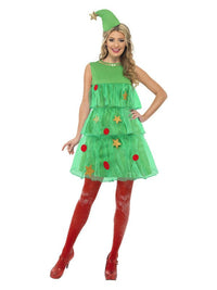 Christmas Tree Costume, Green Dress Loud