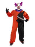 Cirque Sinister Scary Bo Bo the Clown Costume, Red Dress Loud
