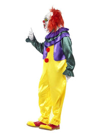 Classic Horror Clown Costume, Multi-Coloured Dress Loud
