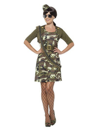 Combat Cadet Costume, Green Dress Loud