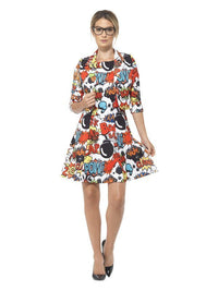 Comic Strip Suit, Multi-Coloured Dress Loud