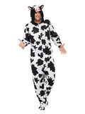 Cow Costume, Black & White Dress Loud