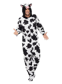 Cow Costume, Black & White Dress Loud