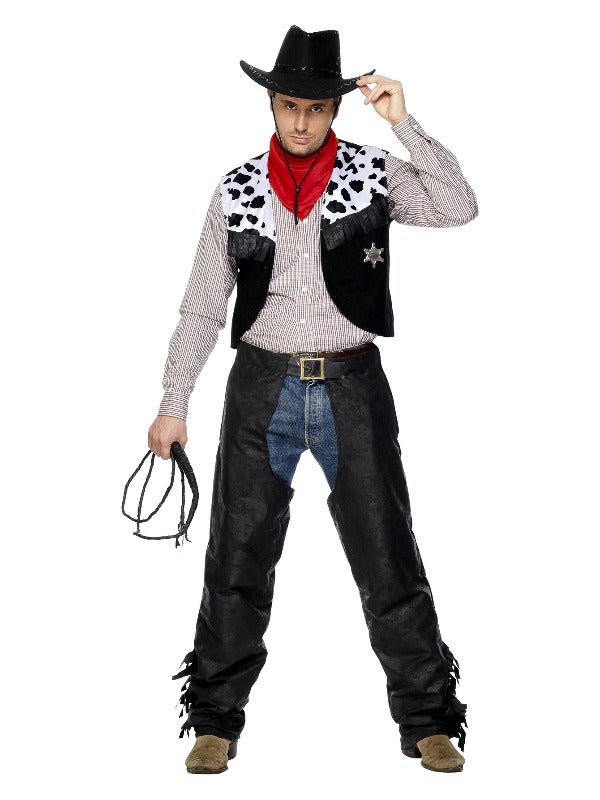 Cowboy Costume, Black Dress Loud