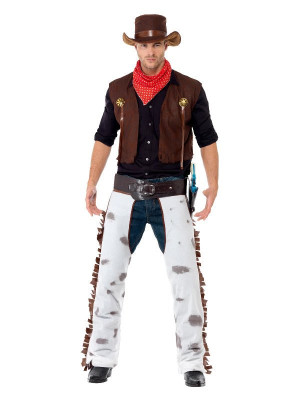 Cowboy Costume, Brown Dress Loud