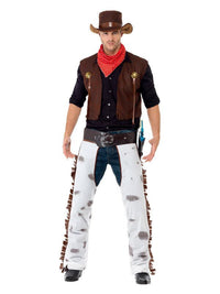 Cowboy Costume, Brown Dress Loud