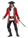 Curves Pirate Captain Costume, Red Dress Loud