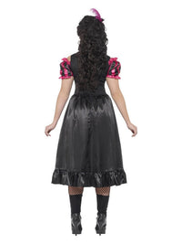 Curves Sassy Saloon Costume, Pink Dress Loud