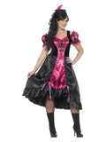 Curves Sassy Saloon Costume, Pink Dress Loud