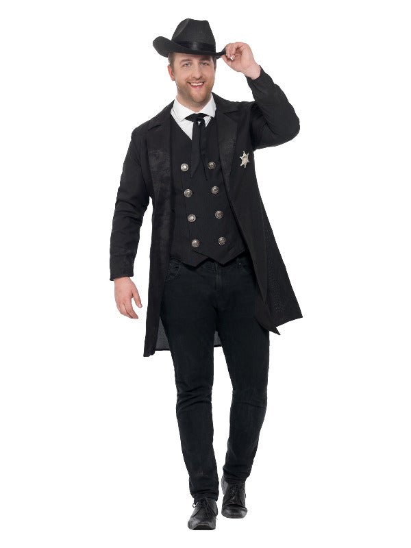 Curves Sheriff Costume, Black Dress Loud