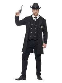 Curves Sheriff Costume, Black Dress Loud