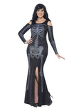 Curves Skeleton Costume, Black Dress Loud
