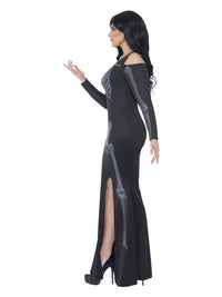 Curves Skeleton Costume, Black Dress Loud