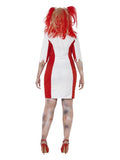 Curves Zombie Nurse Costume, White Dress Loud