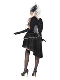 Dark Angel Masquerade Costume, Black Dress Loud