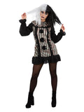 Dark Vintage Clown Costume Dress Loud