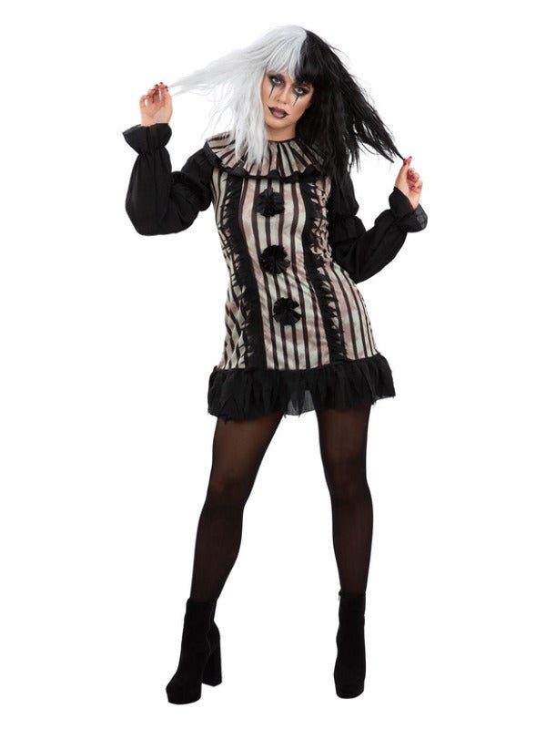 Dark Vintage Clown Costume Dress Loud