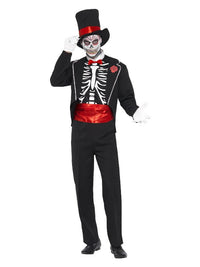 Day of the Dead Costume, Black Dress Loud