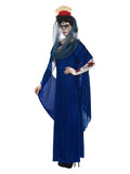 Day of the Dead Sacred Mary Costume, Blue Dress Loud