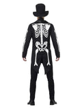 Day of the Dead Señor Skeleton Costume, Black Dress Loud