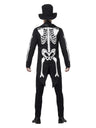 Day of the Dead Señor Skeleton Costume, Black