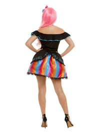 Day of the Dead Senorita Ombre Costume, Black Dress Loud