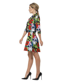 Day of the Dead Suit, Multi-Coloured Dress Loud