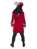 Deluxe Authentic Pirate Captain Costume, Red Dress Loud