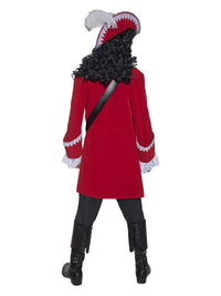 Deluxe Authentic Pirate Captain Costume, Red Dress Loud