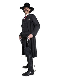 Deluxe Authentic Western Sheriff Costume, Black Dress Loud