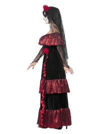 Deluxe Day of the Dead Bride Costume, Black Dress Loud
