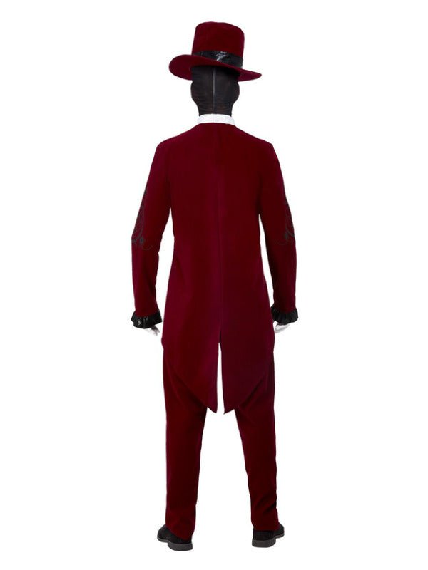 Deluxe DOTD Sacred Heart Groom Costume, Burgundy Dress Loud