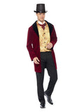 Deluxe Edwardian Gent Costume, Red Dress Loud