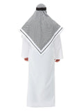 Deluxe Fake Sheikh Costume, White Dress Loud